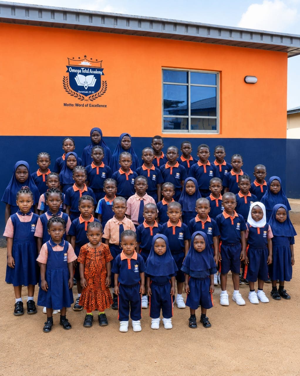 Students at Olaposi Total Academy